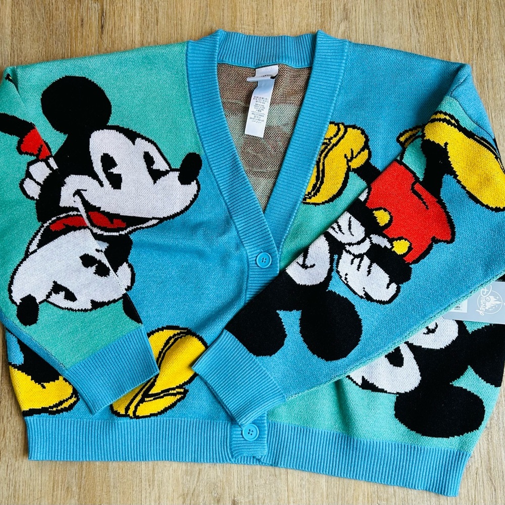 Disney Turquoise Mickey Mouse Women's Cardigan - Picture 5 of 12